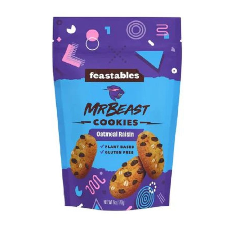 Feastables Mr. Beast Oatmeal Raisin Cookies