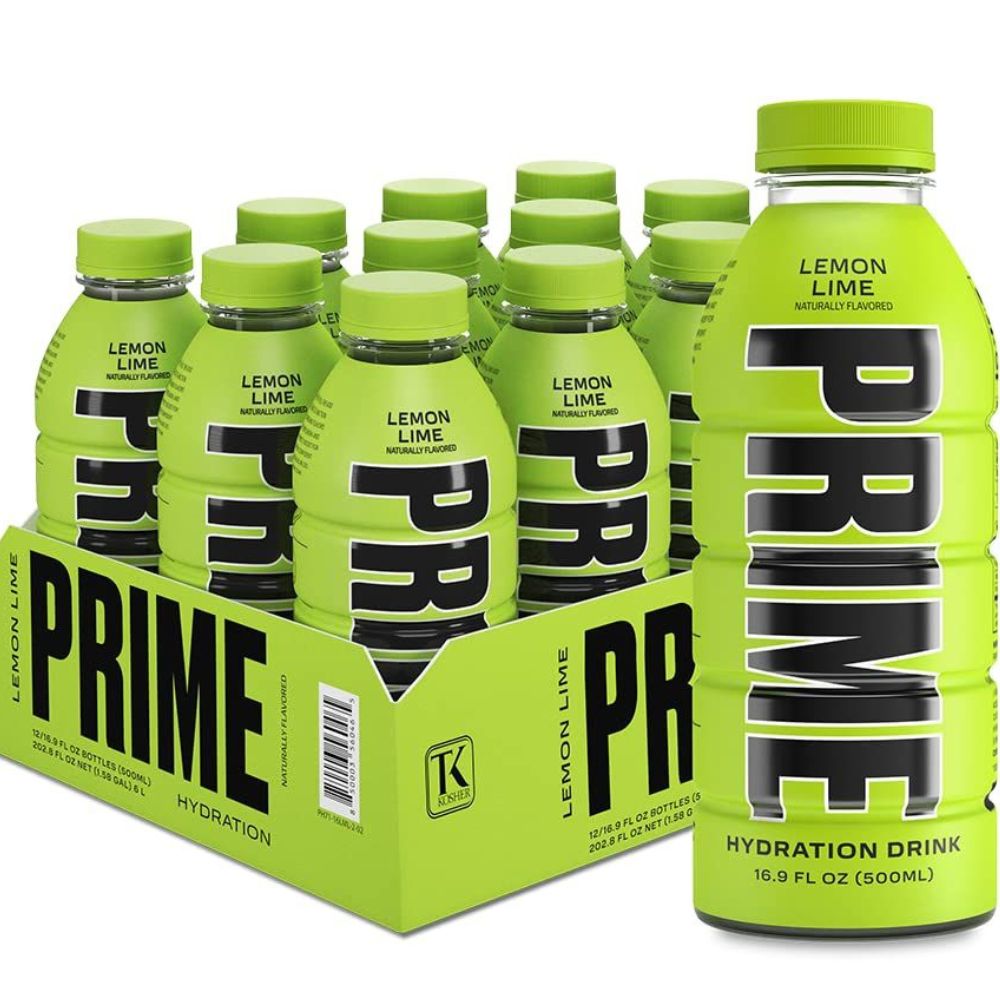 PRIME Lemon Lime Hydration Drink 500ml