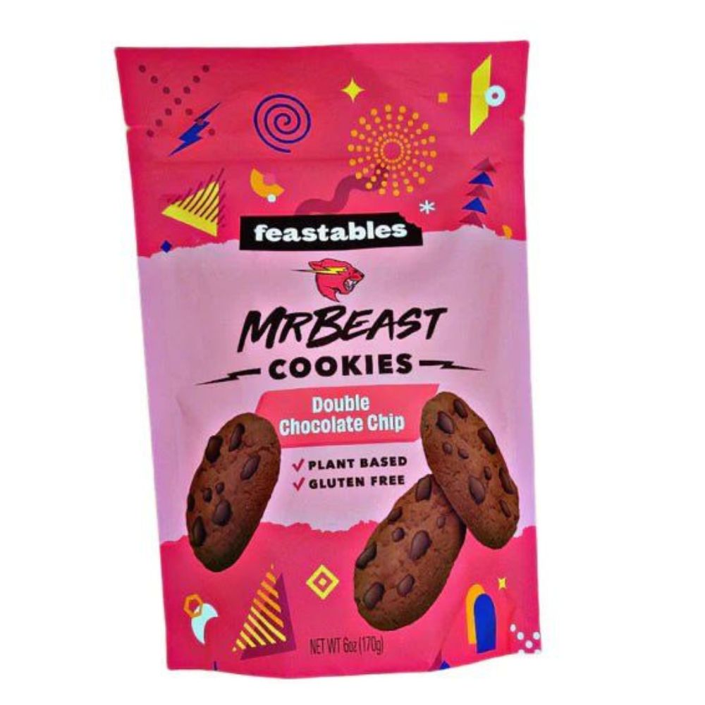 Feastables Mr. Beast Double Chocolate Chip Cookies